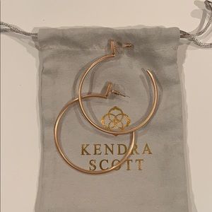 Kendra Scott Rose Gold Hoops